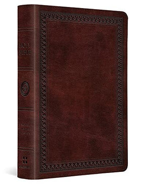 The ESV Large Print Compact Bible combines the benefits of a compact format with the easy readability of larger text. This Bible's 8-point type set in a double-column format gives the ESV Large Print Compact Bible the right balance between portability and