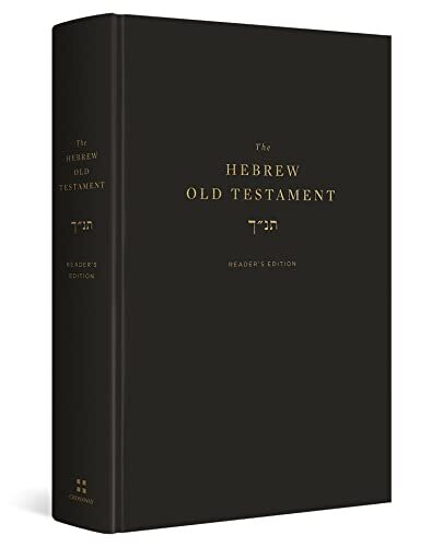 The Hebrew Old Testament, Reader's Edition combines the text of the Westminster Leningrad Codex (WLC) with a running list of glosses of every word that occurs 75 times or less in the Hebrew Old Testament, for an easier reading experience in the original l