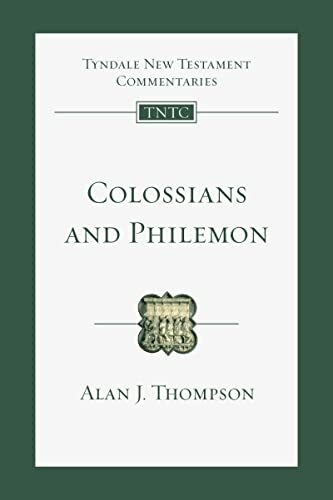 An Introduction and Commentary

In this Tyndale commentary on the books of Colossians and Philemon, Alan Thompson shows how these books unpack and apply the beauty of the gospel of God's grace, pointing to the hope we have in Christ's supremacy and the di