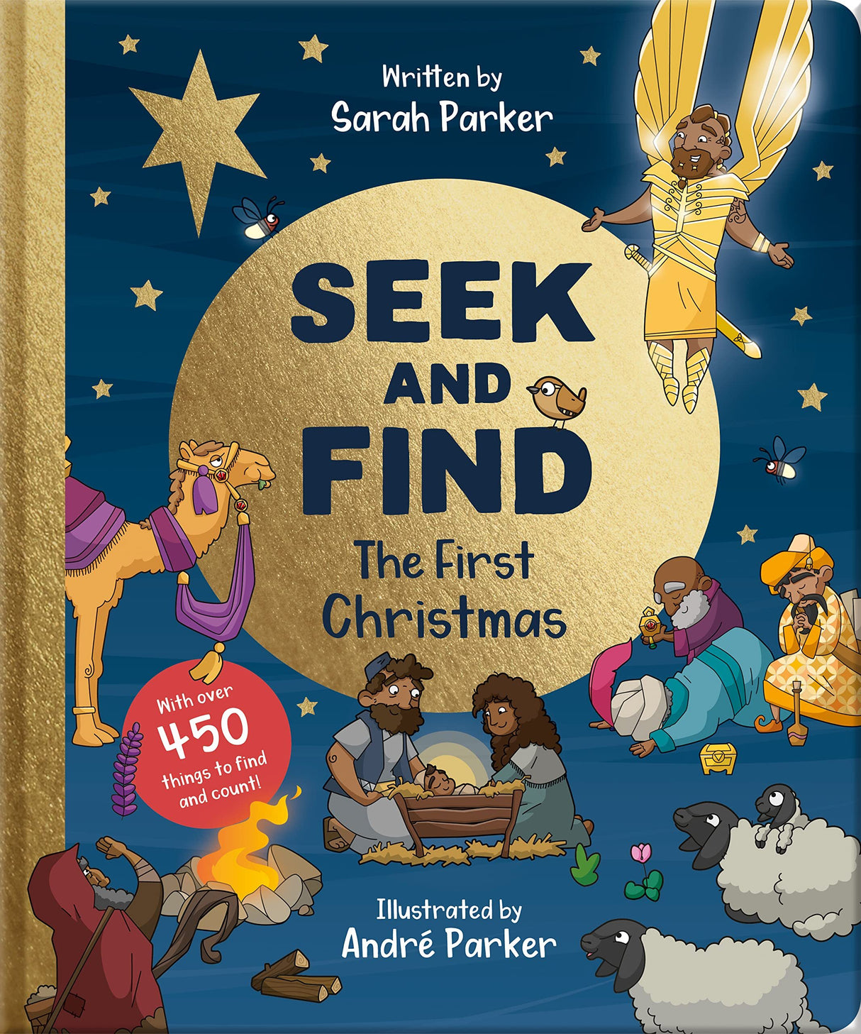 With Over 450 Things to Find and Count!

Seek-and-find activity book exploring the very first Christmas.