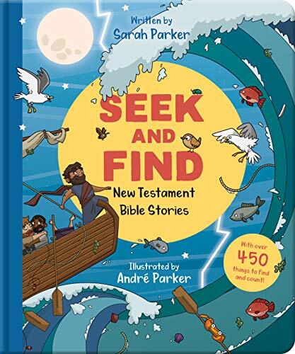 With Over 450 Things to Find and Count!

Seek-and-find activity book exploring New Testament Bible stories.