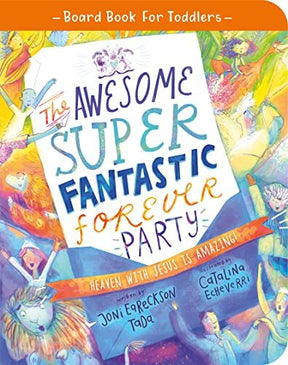 Heaven with Jesus Is Amazing!

This illustrated Bible board book will teach toddlers that heaven is eternal life with Jesus and it's amazing!