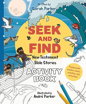 Learn All about Jesus!


Coloring and activity book based around the New Testament Bible stories Seek and Find book.