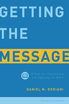 A Plan for Interpreting and Applying the Bible

"In this serious but nontechnical introduction to interpreting and applying Scripture, Doriani equips Bible teachers to observe and analyze texts, solve problems, and develop themes. Revised for a global aud