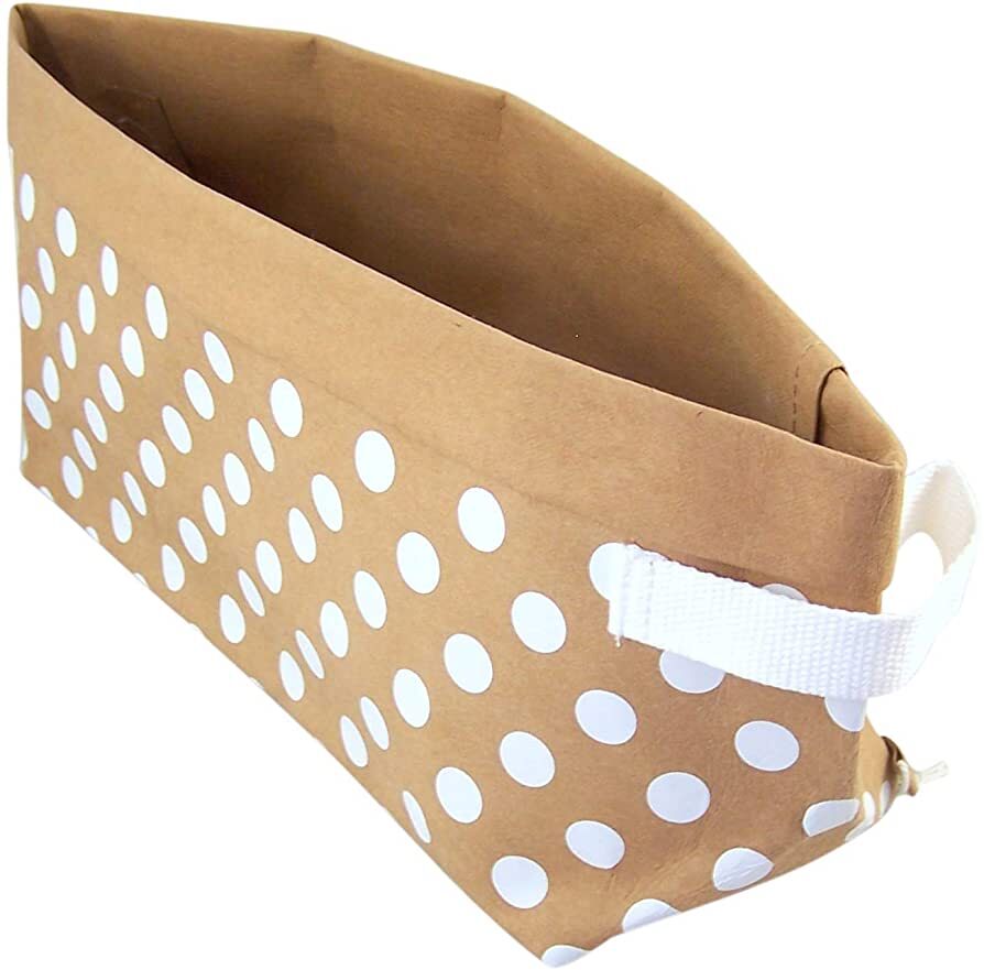 Kraft Dot Washable Storage