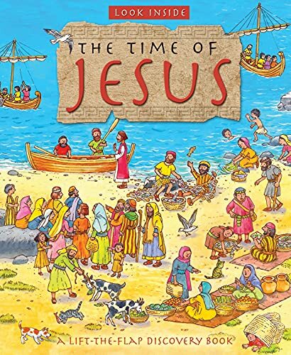 Keep curious young minds busy with these detailed depictions of Bible history, and a glimpse behind the scenes with flaps to lift on every page Jesus took his message to all kinds of people in all kinds of places—from the shores of Lake Galilee to the bus