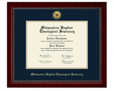 Engraved Medallion Diploma Frame (Doctoral/DMin)